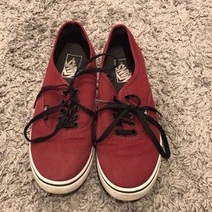 Maroon Vans